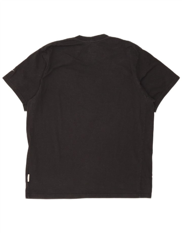 Nike Herren-T-Shirt mit Grafik, XL, schwarze Baumwolle