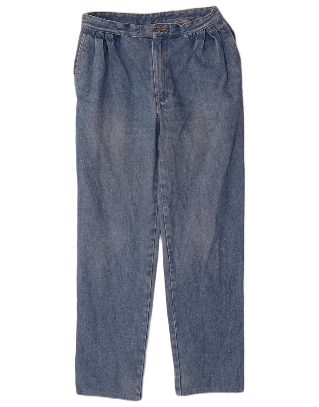 VINTAGE Womens Tapered Jeans UK 12 Medium W28 L30 Blue