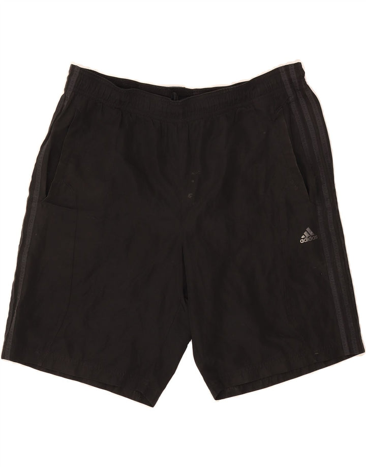ADIDAS Mens Climacool Sport Shorts Large Black Polyester Vintage Adidas and Second-Hand Adidas from Messina Hembry 