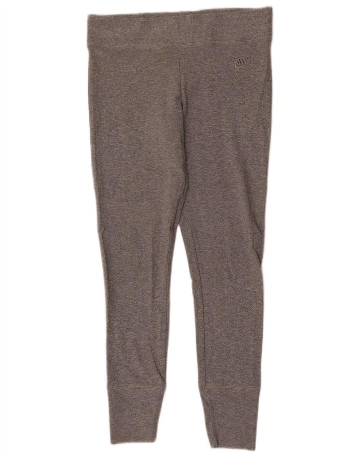 Nike Damen Leggings US 4/6 Small Graue Baumwolle