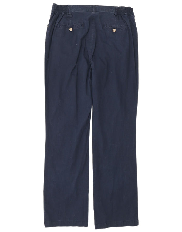 Traders Damen-Freizeithose mit hoher Taille, UK 12, Mittel W30 L30, Marineblau
