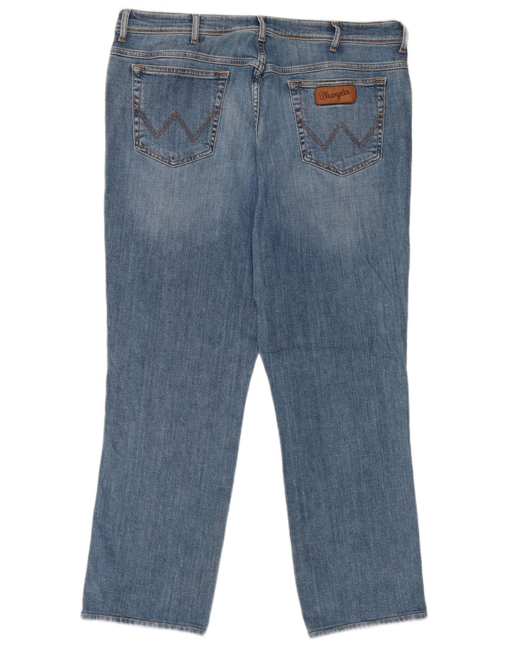 Wrangler Herren Texas Straight Jeans W40 L32 Blaue Baumwolle