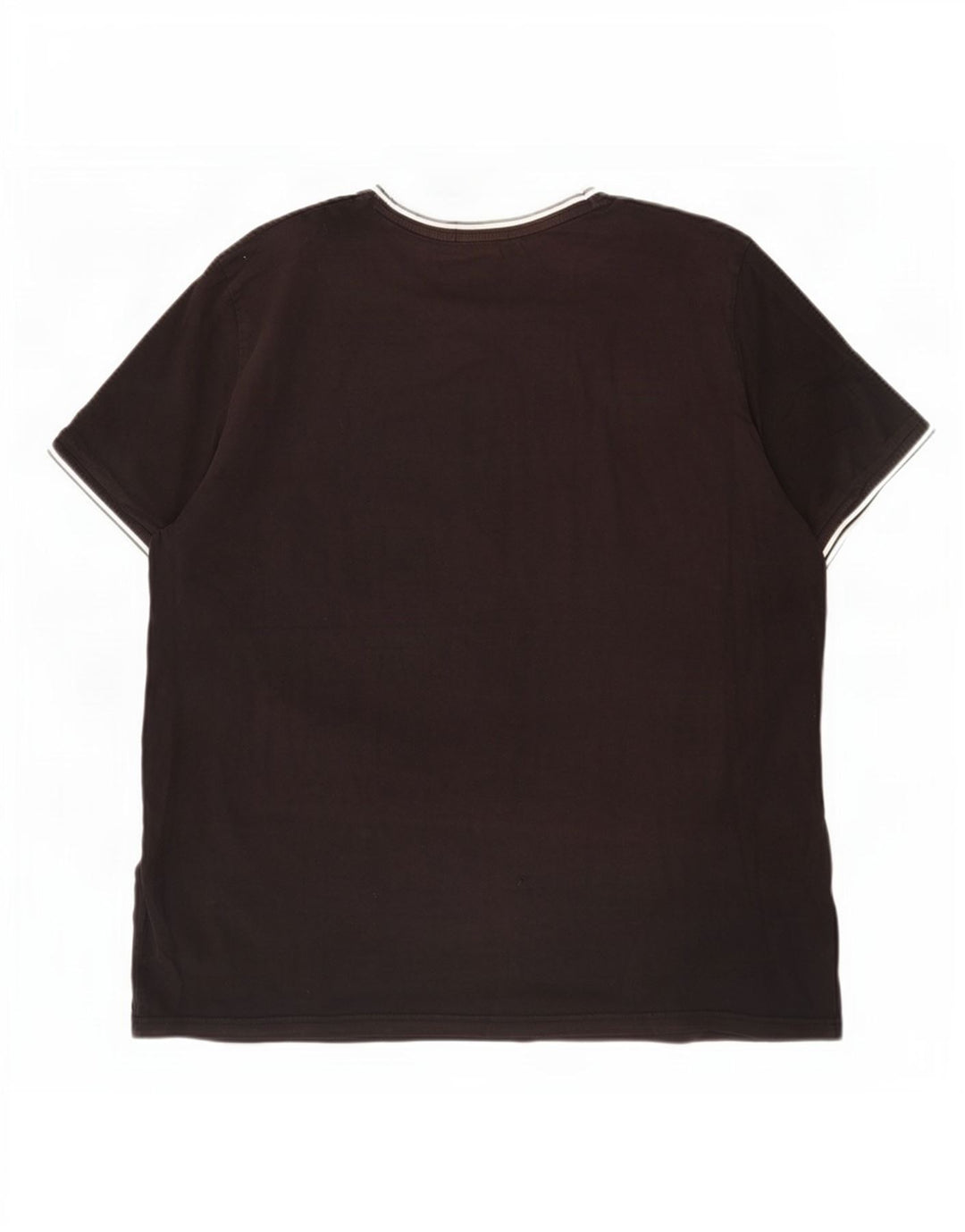 Fred Perry Herren T-Shirt Top 2XL Schwarz Baumwolle