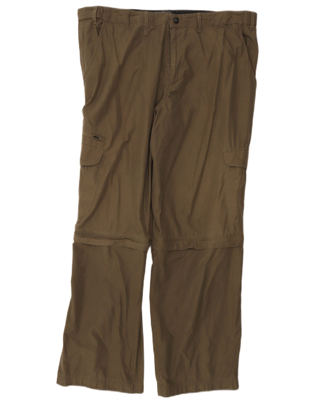 MARKS & SPENCER Gerade Herren-Cargohose W40 L31 Grünes Polyamid