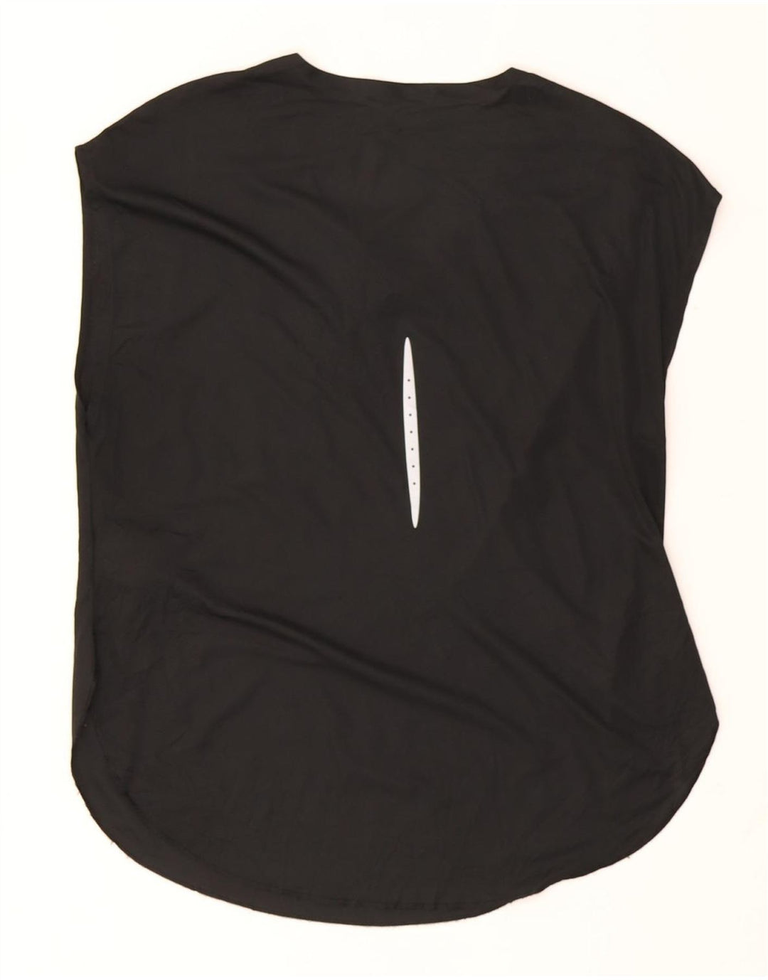 Nike Damen Dri Fit T-Shirt Top UK 16 Large Schwarz Polyester