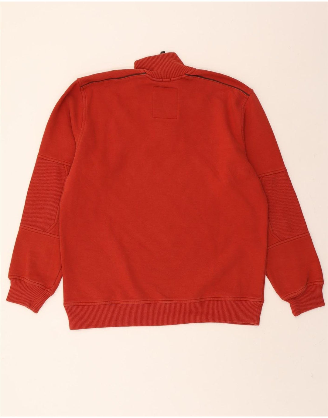 CHAMPION Mens Zip Neck Sweatshirt Jumper XL Red Cotton Vintage Champion and Second-Hand Champion from Messina Hembry 