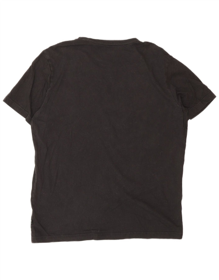 PUMA Herren Graphic T-Shirt Top Large Schwarz Baumwolle