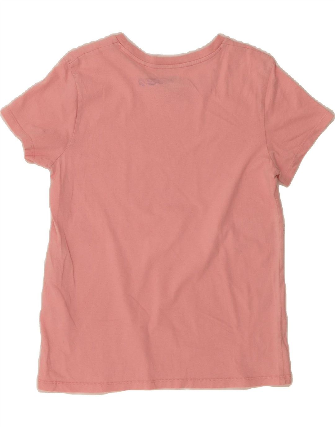 LEVI'S Womens Graphic T-Shirt Top UK 12 Medium Pink Cotton Vintage Levi's and Second-Hand Levi's from Messina Hembry 