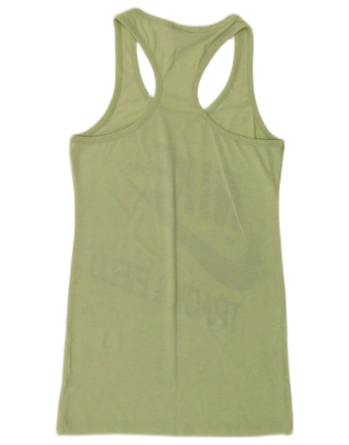 NIKE Damen Graphic Vest Top UK 8 Small Grün
