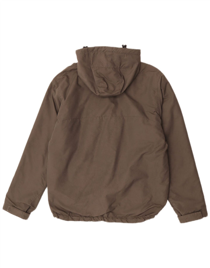 Carhartt Herren-Anorakjacke mit Kapuze, UK 38, mittelgraues Nylon