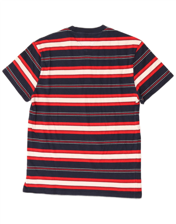 Tommy Hilfiger Herren Kurzarm-T-Shirt-Oberteil, mittelgroß, mehrfarbig gestreift