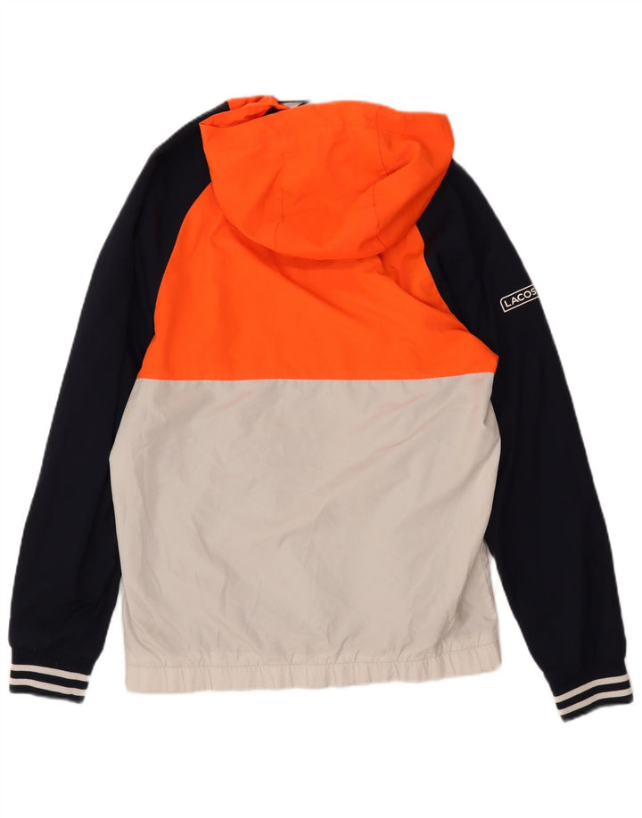 Lacoste Herren-Trainingsanzugoberteil, Jacke, Größe 4, mittel, mehrfarbig, Farbblock