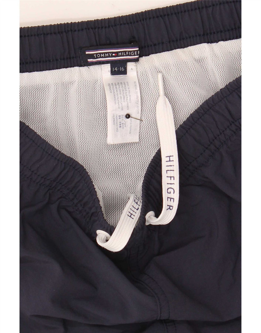 Tommy Hilfiger Badeshorts für Jungen, 14–15 Jahre, Marineblau, Polyester