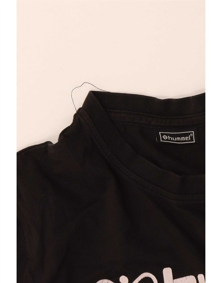 Hummel Herren Graphic T-Shirt Top Large Schwarz