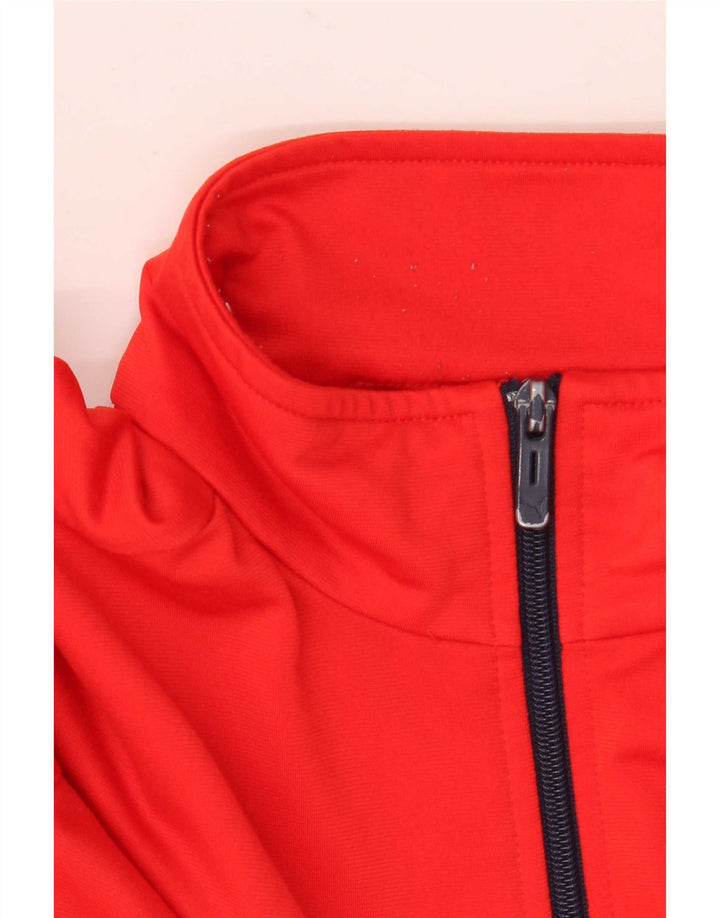 Puma Herren-Trainingsanzug-Top-Jacke, kleines rotes Polyester