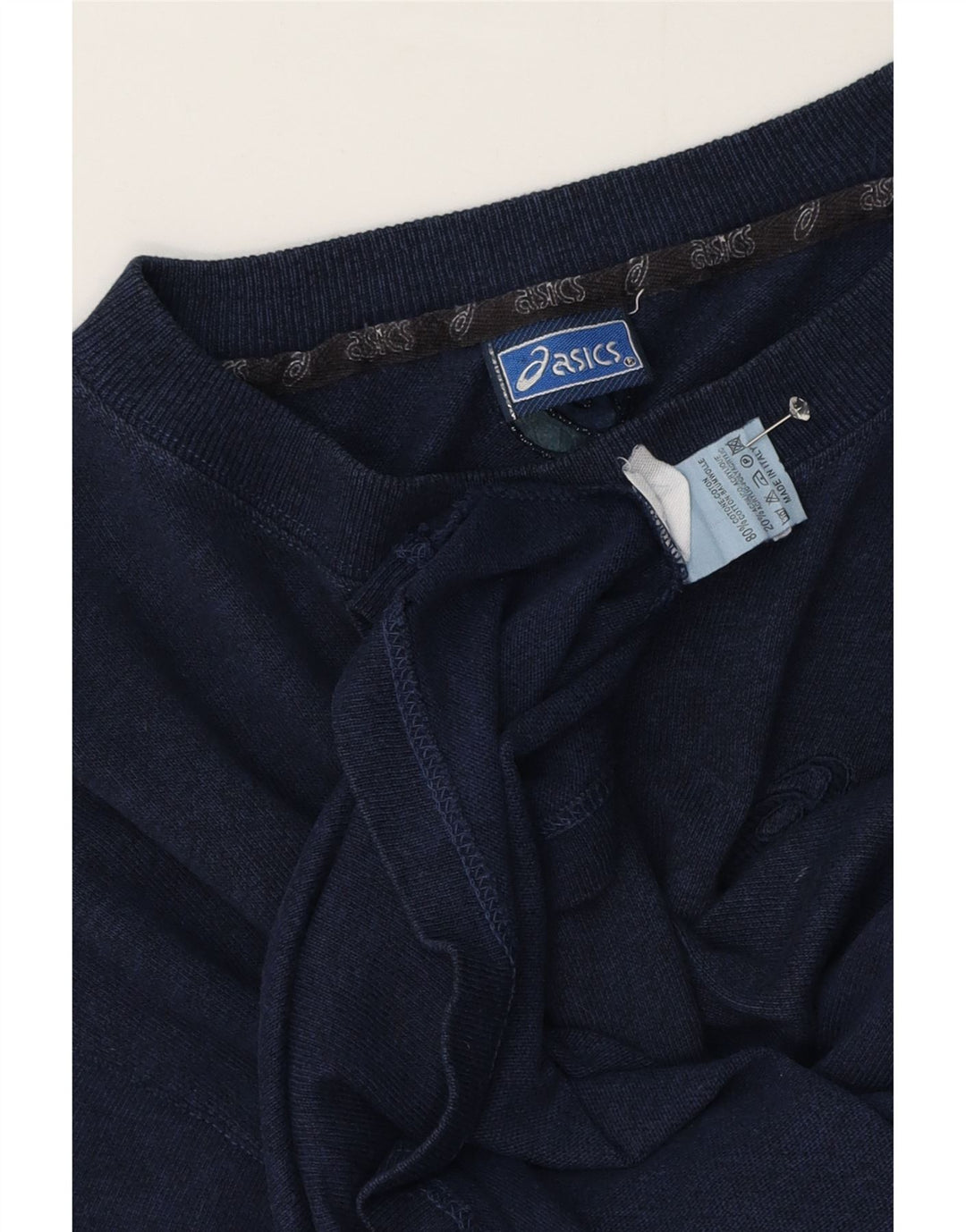 Asics Herren T-Shirt Top Medium Marineblau Baumwolle