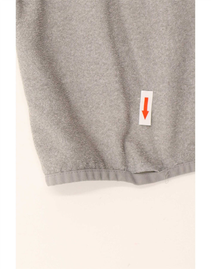 Under Armour Mens Cold Gear Zip Neck Pullover Trainingsanzug Top Mittelgrau