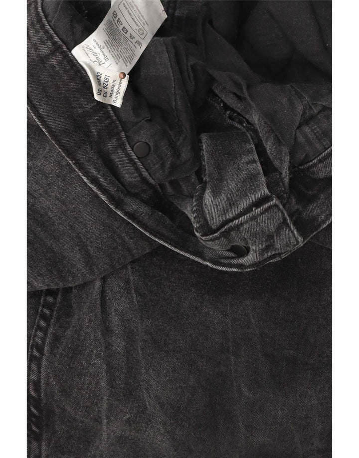 Penguin Herren Slim Jeans W36 L32 Graue Baumwolle