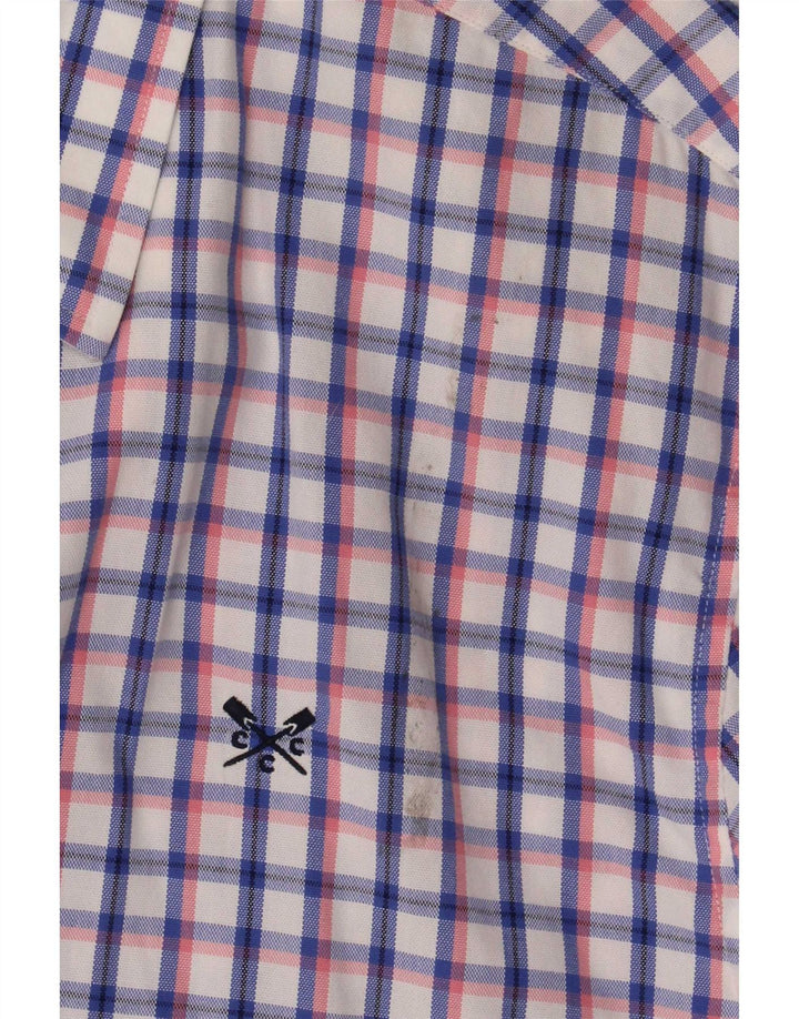 Crew Clothing Herren-Hemd mit klassischer Passform, großes, mehrfarbiges Karomuster