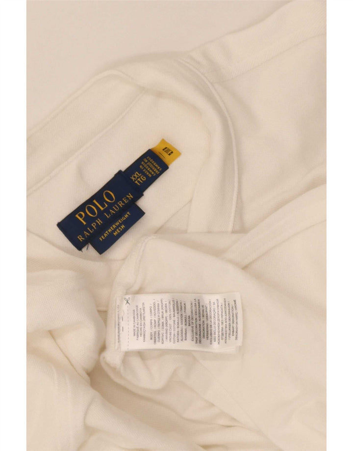 Polo Ralph Lauren Herrenhemd 2XL Weiße Baumwolle