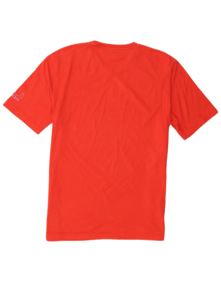 Armani Jeans Herren T-Shirt Top XL Rot Baumwolle