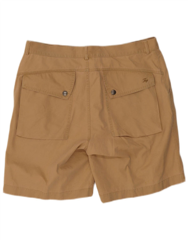 Fay Herren Chinoshorts IT 52 XL W36 Beige Baumwolle