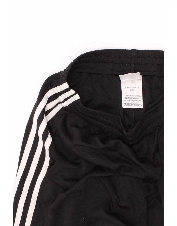 Adidas Sportshorts für Jungen, 13–14 Jahre, Größe L, Schwarz, Polyester