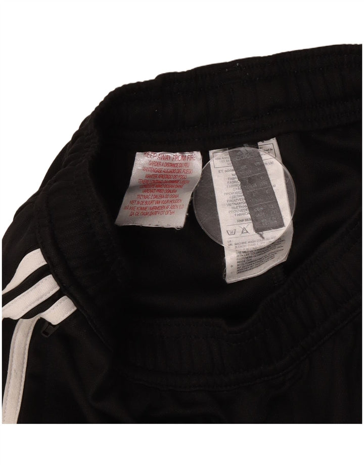 Adidas Trainingshose für Jungen, 11–12 Jahre, schwarzes Polyester