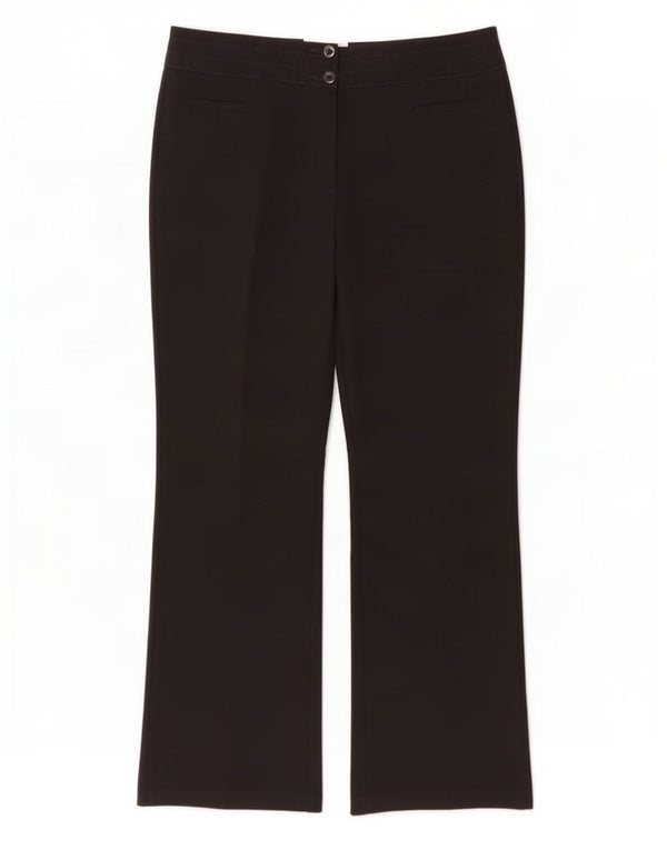 Marks & Spencer Damen Bootcut Freizeithose UK 14 Large W32 L31 Schwarz