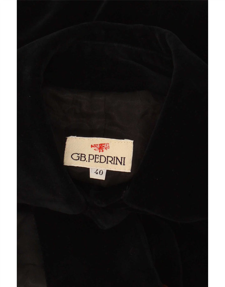 GB.PEDRINI Damen Longline Weste IT 40 Small Schwarz