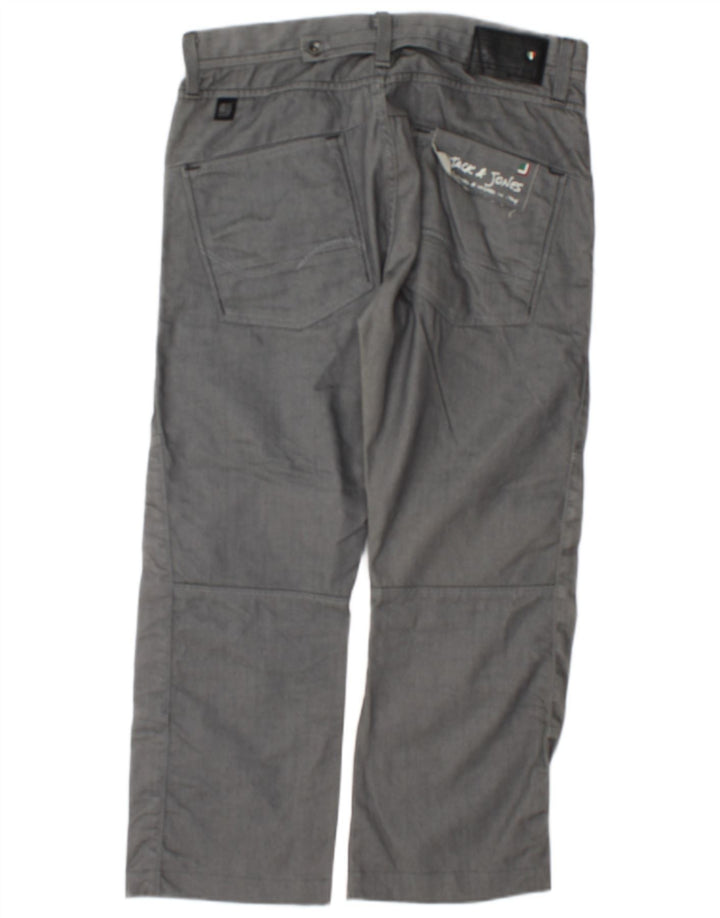 Jack & Jones Herren Straight Chino Hose W32 L27 Grau