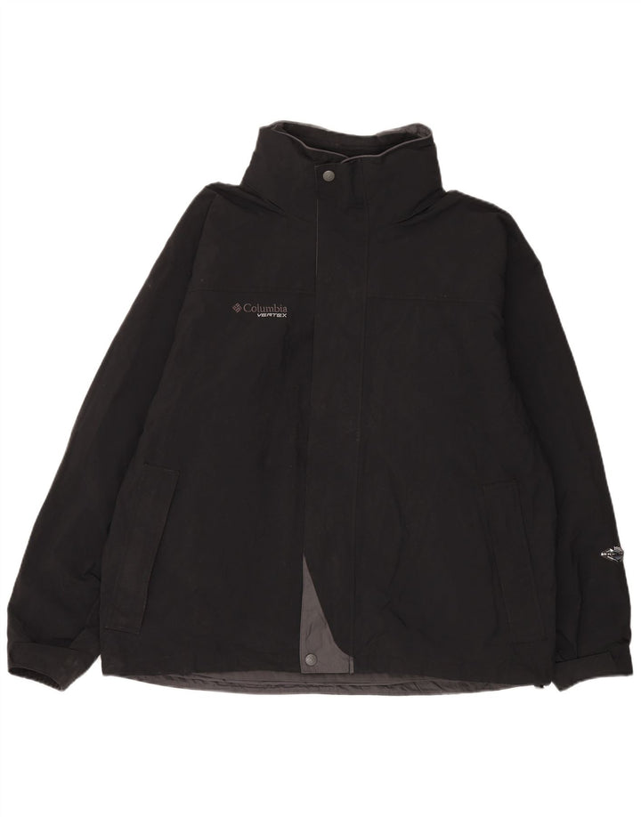 Columbia Herren Interchange Hooded Windjacke UK 42 XL Schwarz