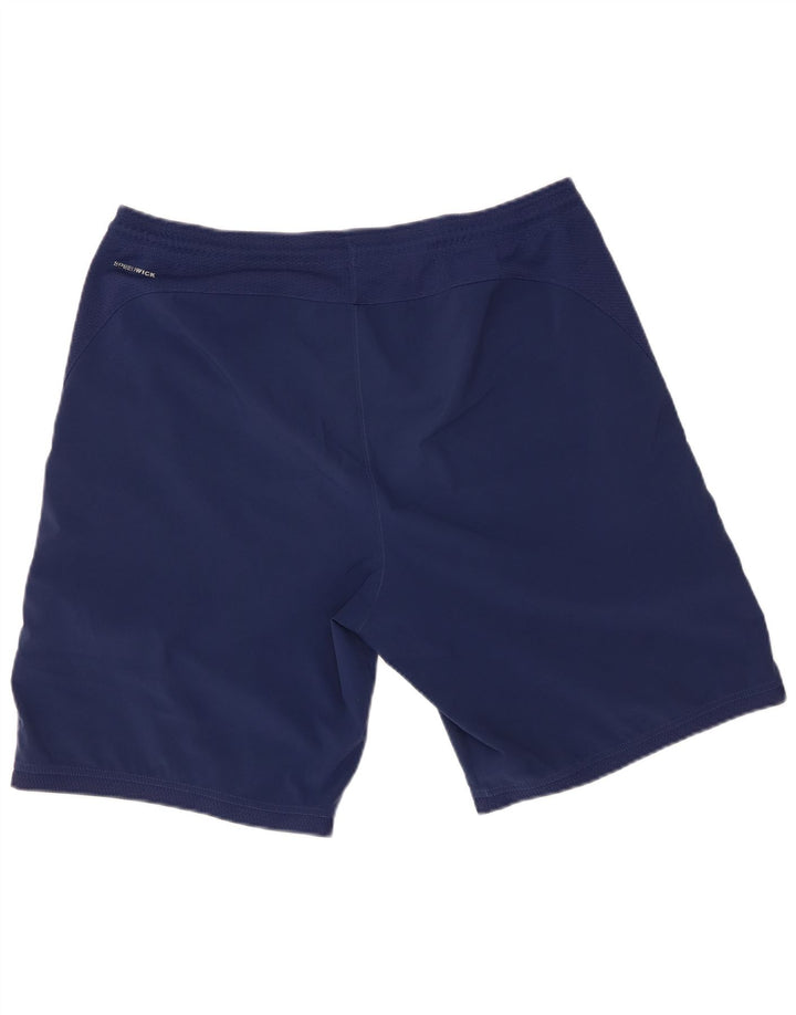 REEBOK Herren-Sportshorts, groß, marineblaues Polyester