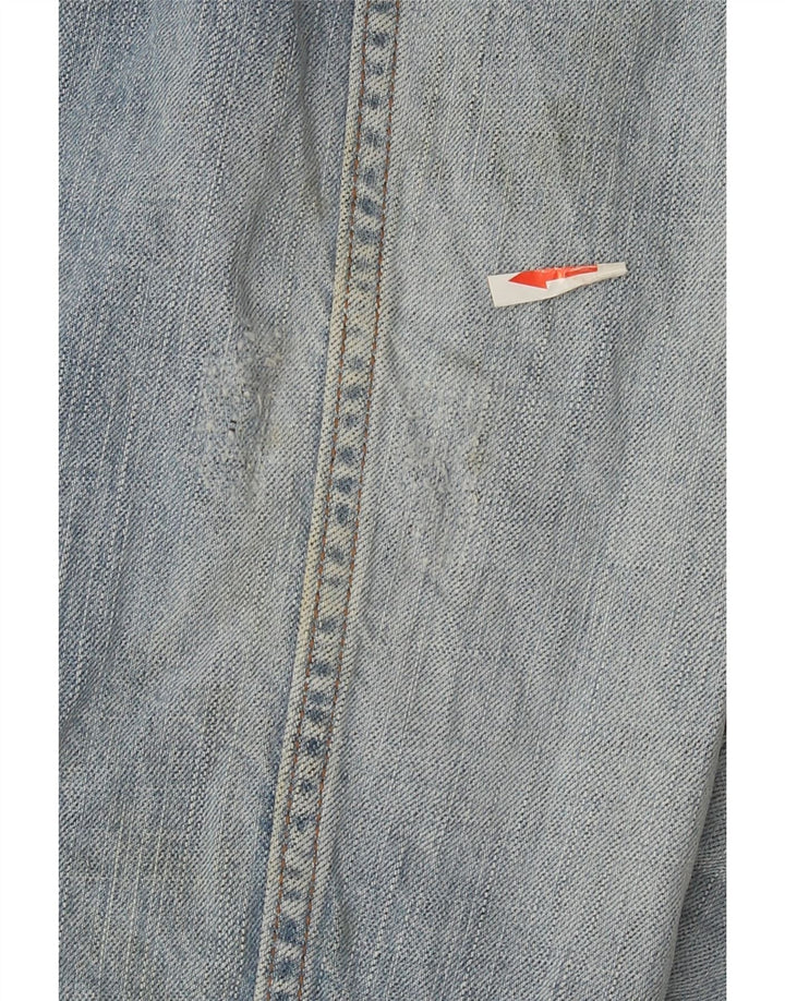 Wrangler Herren Jeansjacke UK 44 2XL Blaue Baumwolle