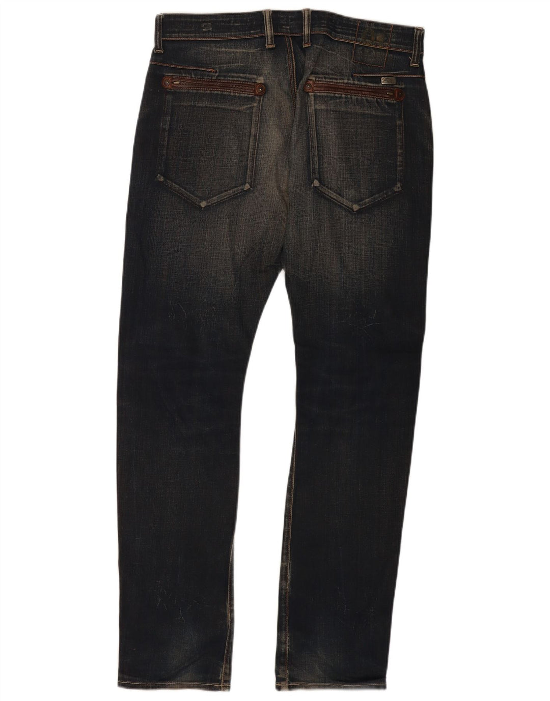Guess Herren Slim Jeans W32 L32 Marineblaue Baumwolle