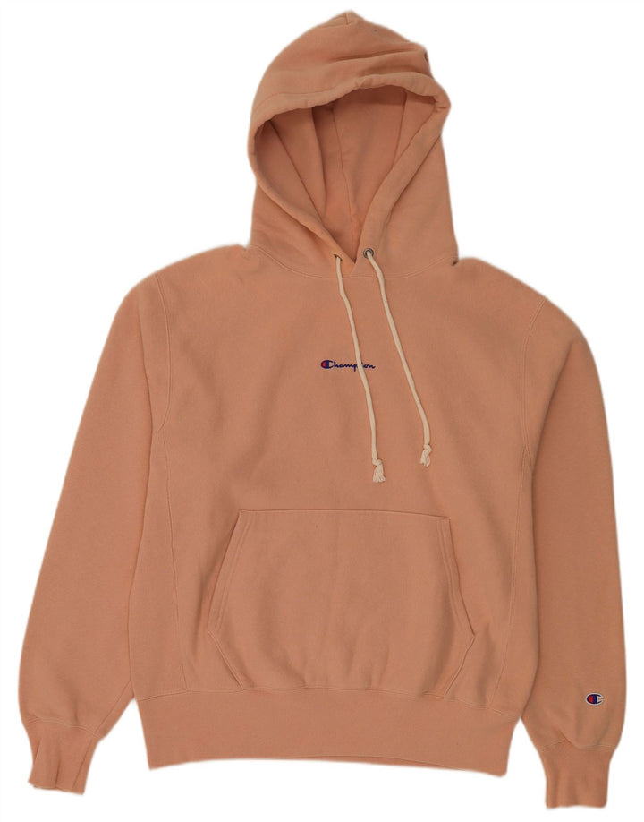 Champion Herren-Kapuzenpullover aus mittelrosa Baumwolle