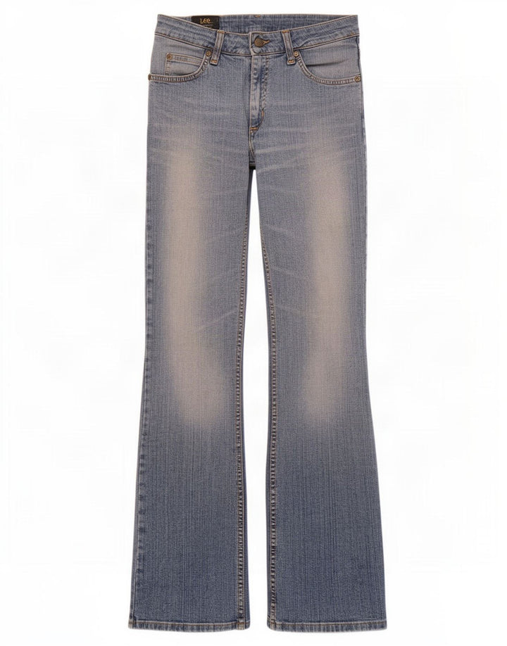 Lee Damen Cameron Bootcut Jeans W28 L33 Blaue Baumwolle