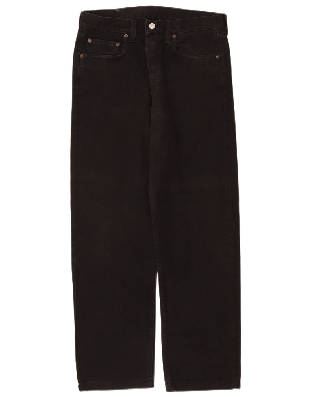 Rifle Herren Straight Jeans W34 L29 Schwarze Baumwolle
