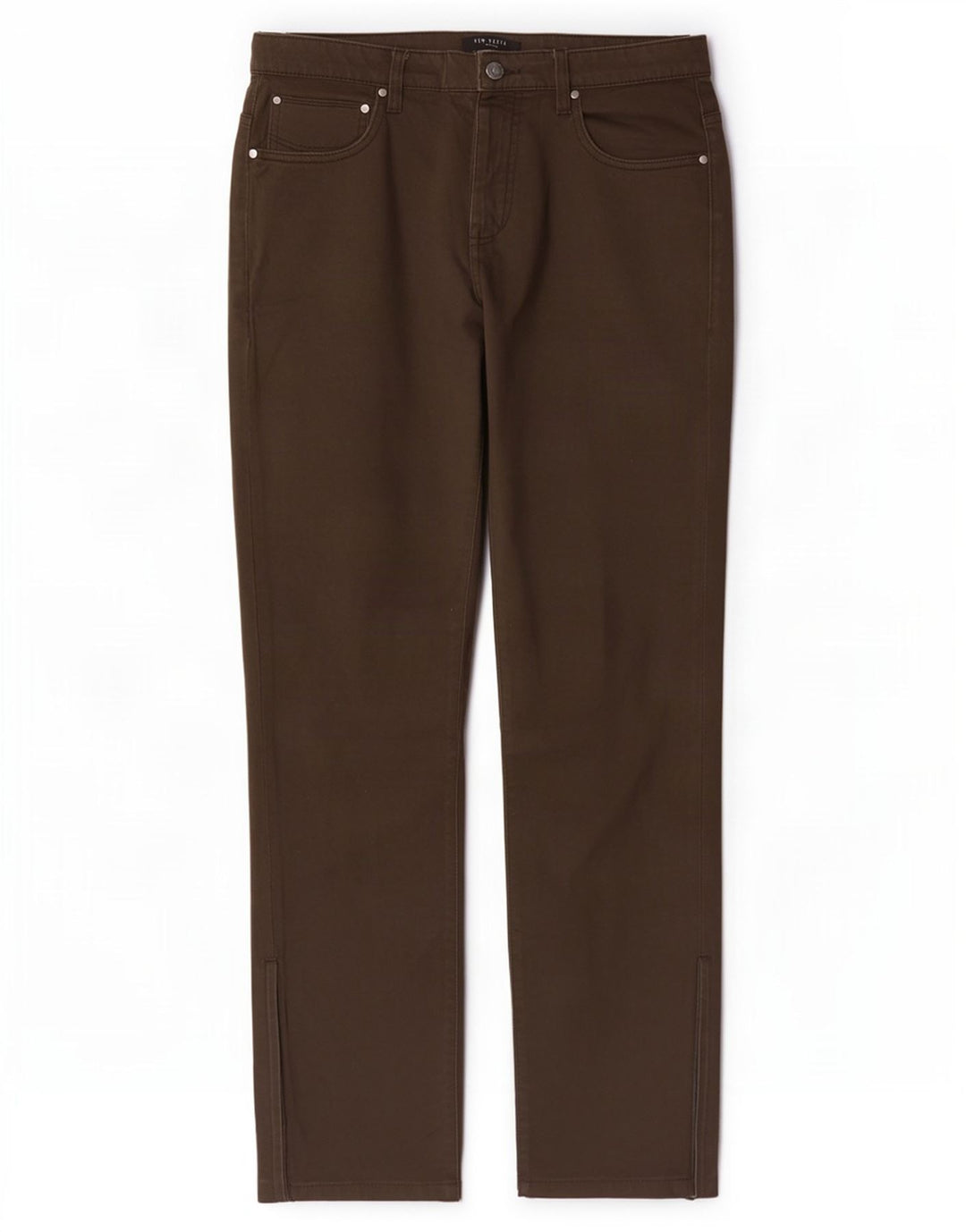 Ted Baker Slim Freizeithose für Herren, W32, L31, Khaki, Baumwolle