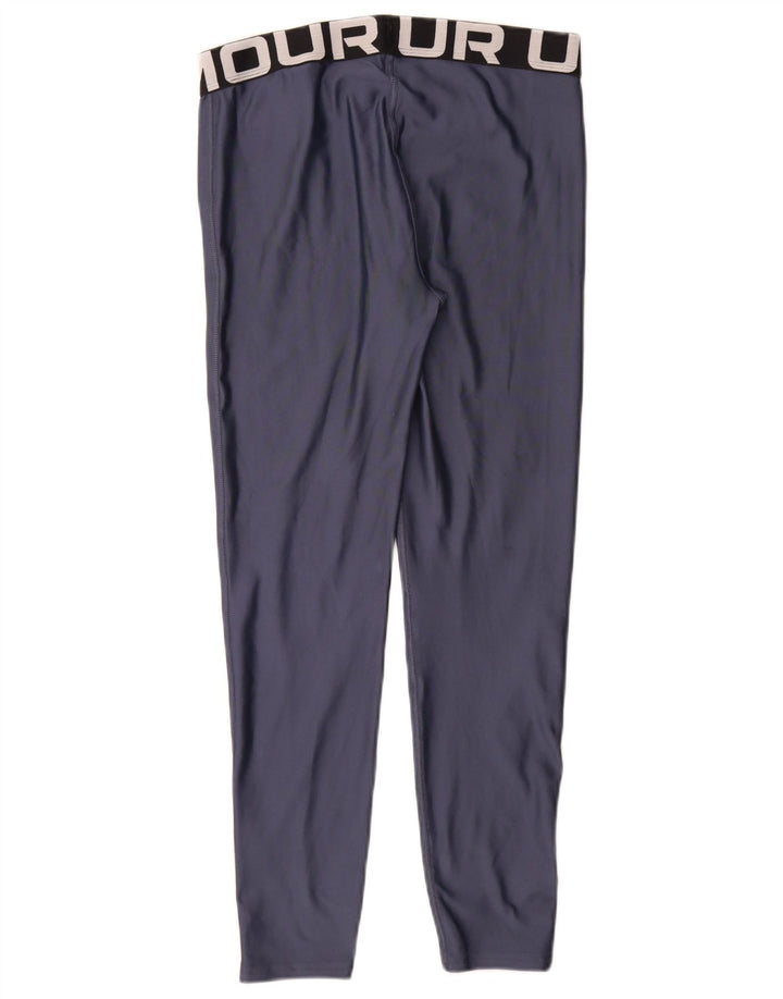 UNDER ARMOUR Grafik-Leggings für Mädchen, 11–12 Jahre, groß, blaues Polyester