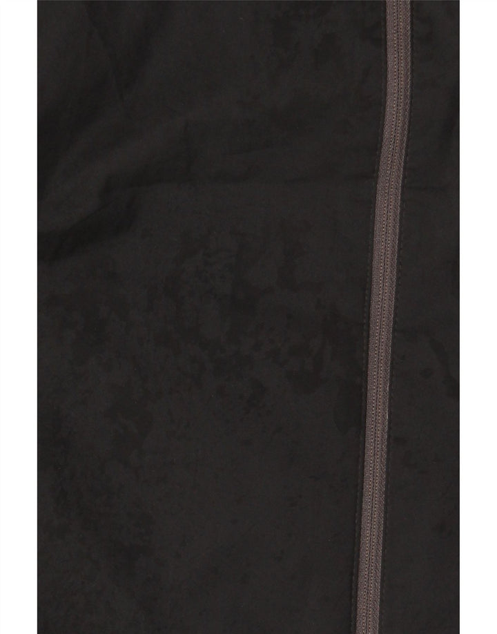Nike Herren-Regenjacke mit Grafik, UK 39/41, Mittelschwarzes Colourblock-Polyester