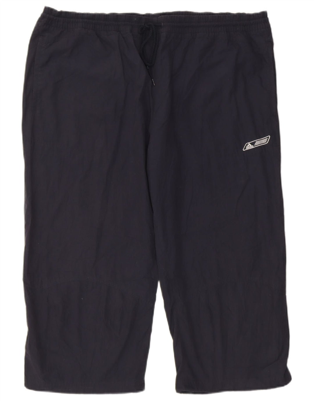 ADIDAS Mens Capri Tracksuit Trousers XL Navy Blue Polyester