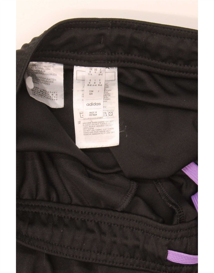 Adidas Damen-Trainingshose UK 12/14 Mittelschwarzes Polyester