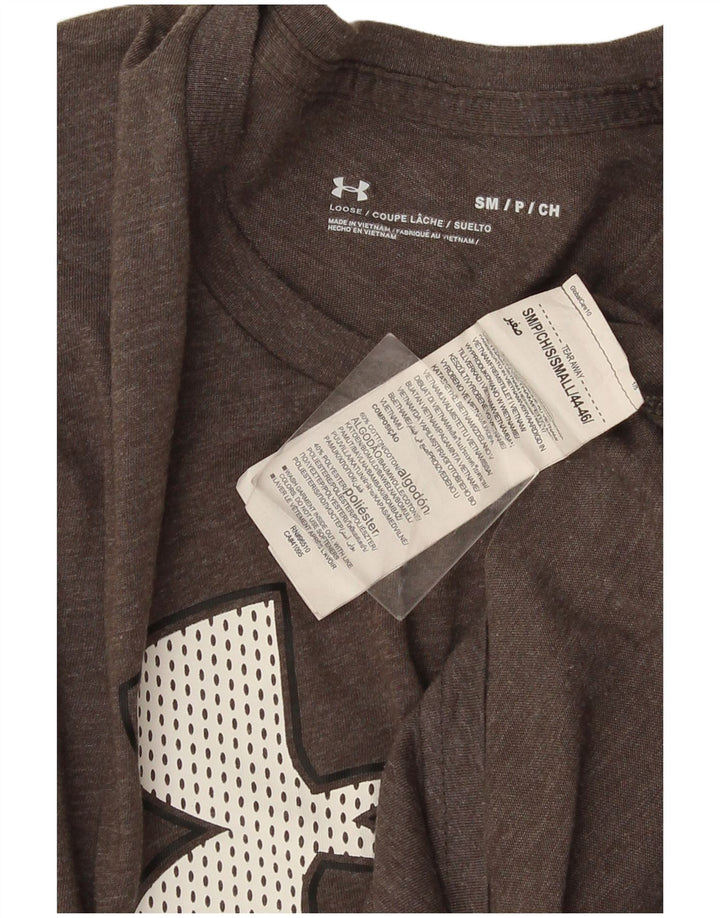 Under Armour Herren-T-Shirt mit Grafik, Größe S, Grau, Baumwolle