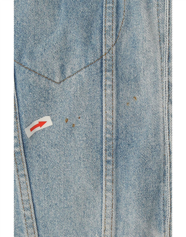 Vintage Herren Jeansjacke UK 40 Groß Blau