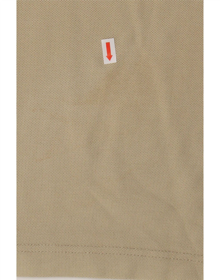 FILA Mens Polo Shirt IT 48 Medium Beige Cotton Vintage Fila and Second-Hand Fila from Messina Hembry 