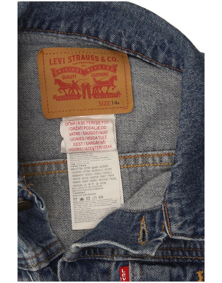 Levi's Jeansjacke für Jungen, 13–14 Jahre, blaue Baumwolle