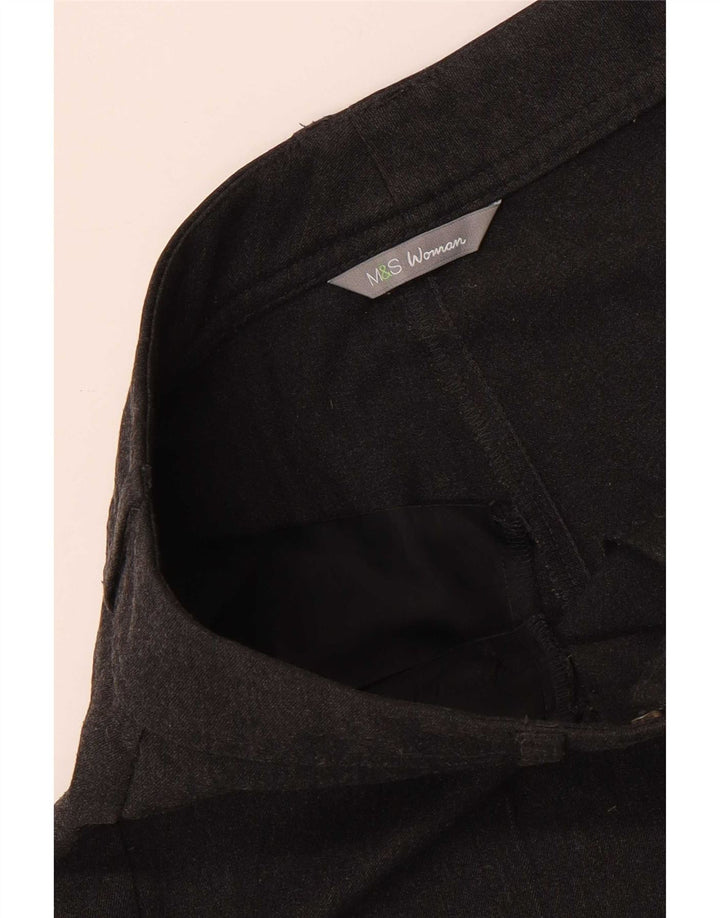 Marks & Spencer Damen Gerade Freizeithose W32 L29 Grau