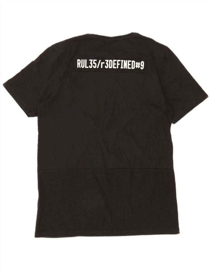JACK & JONES Herren Grafik T-Shirt Top XL Schwarz