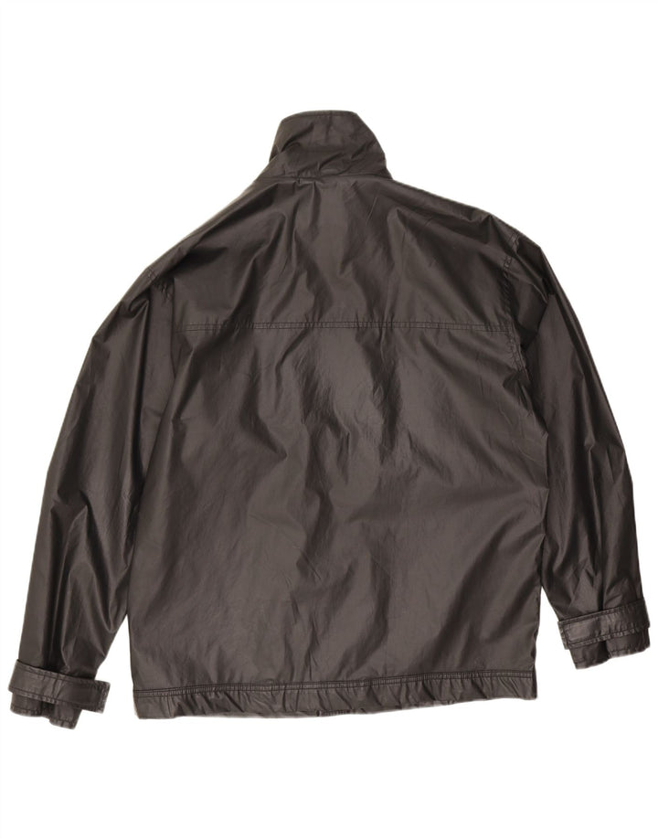 Le Frog Herren-Utility-Jacke UK 38 Mittelschwarzes Polyester